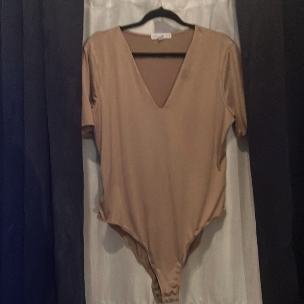 Silk neutral bodysuit